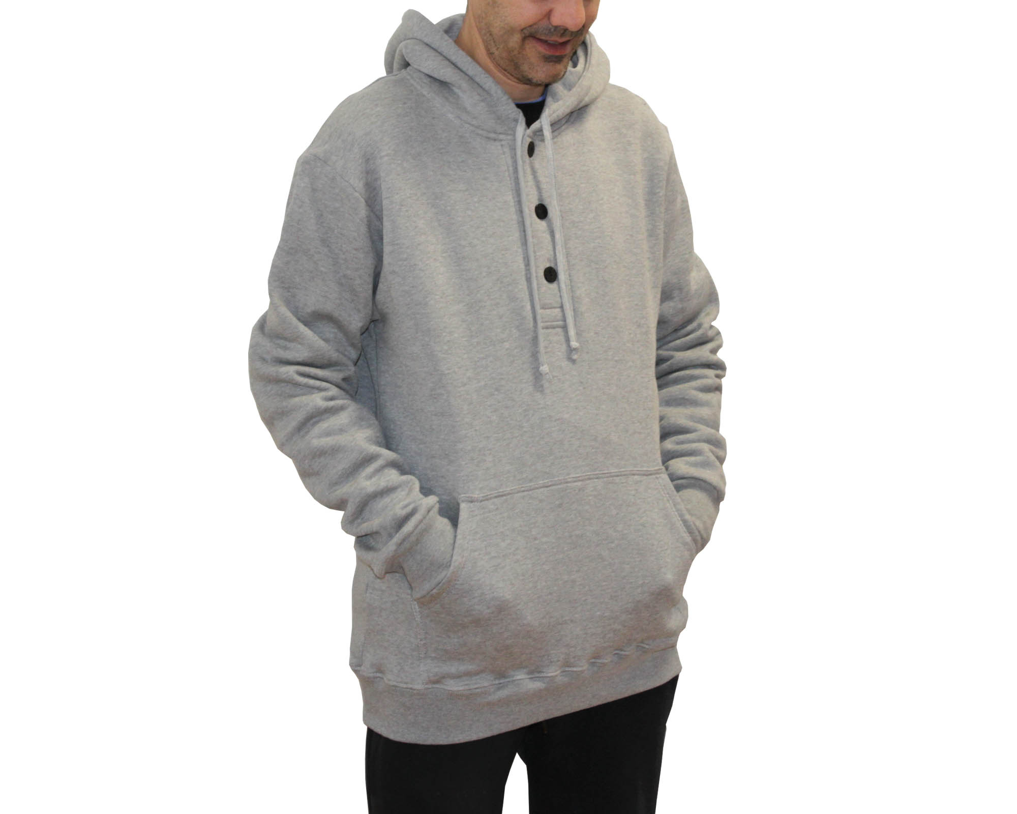 henley sweatshirt
